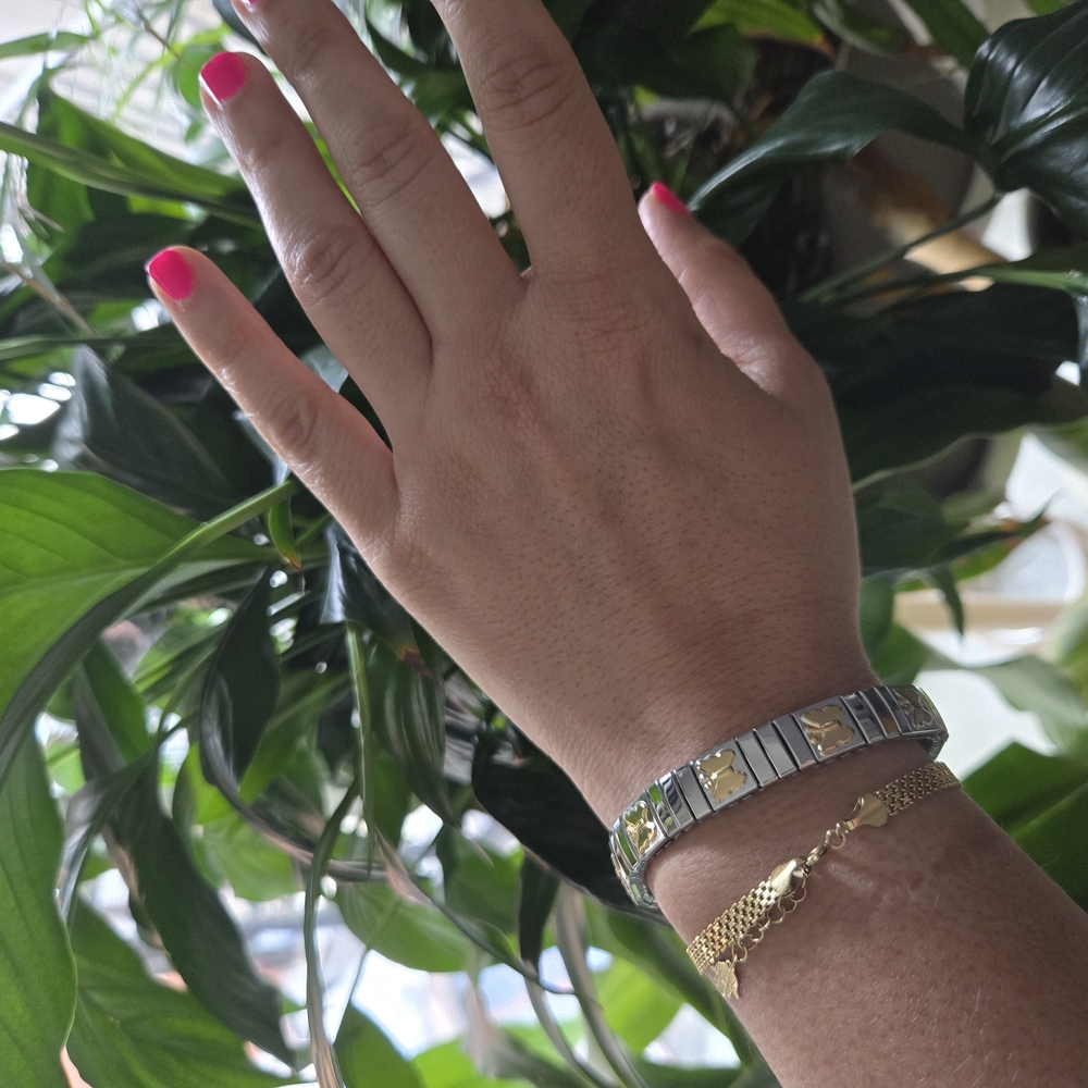 Gold and Silver Bracelet